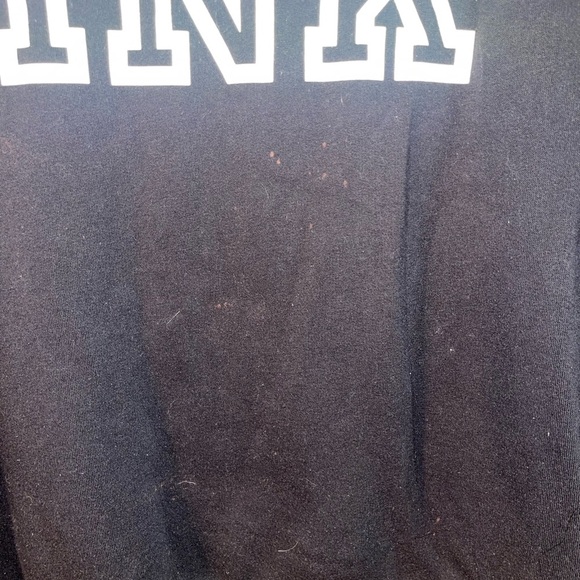 PINK Cropped Cowl Neck Oversize Sweatshirt - Picture 4 of 9